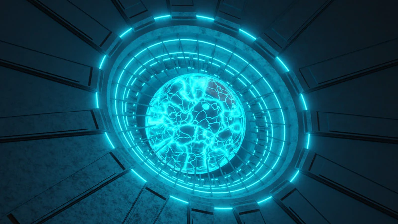 Nucleo energetico al plasma fantascientifico animato Modello 3D .c4d .max .obj .3ds .fbx .stl .blend 