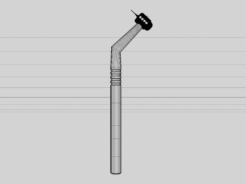 Profesyonel Diş Y&uuml;ksek Hızlı El Aleti 3D Model