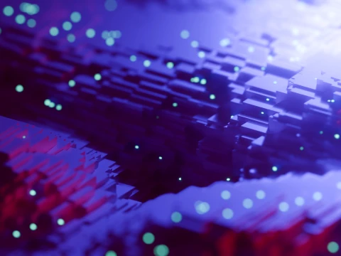 Sci-Fi Cyber Tech Landscape 3D Model