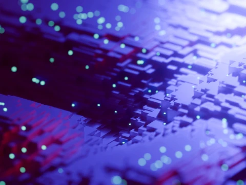 Sci-Fi Cyber Tech Landscape 3D Model