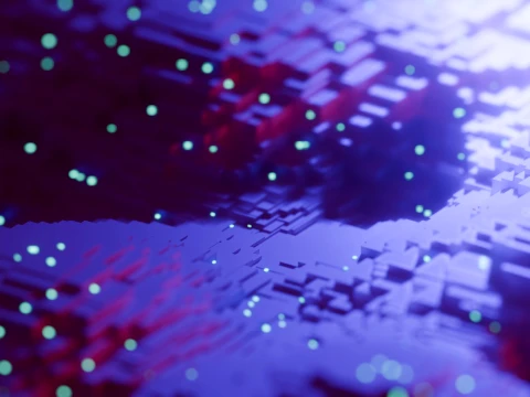 Sci-Fi Cyber Tech Landscape 3D Model