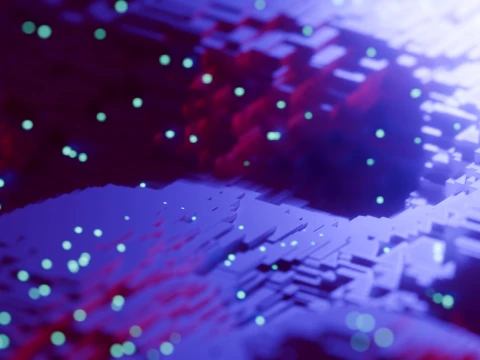 Sci-Fi Cyber Tech Landscape 3D Model