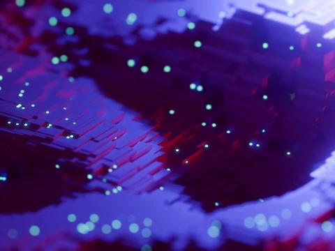 Sci-Fi Cyber Tech Landscape 3D Model