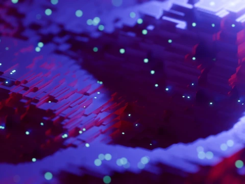 Sci-Fi Cyber Tech Landscape 3D Model