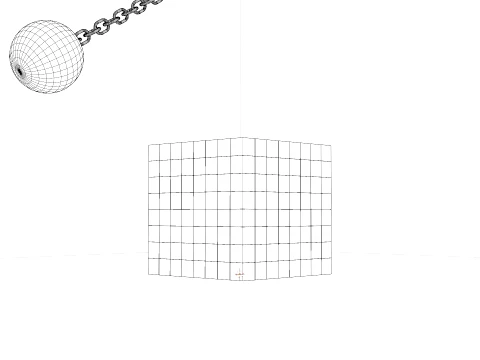Wrecking Ball Physics Simulation Asset 3D Model