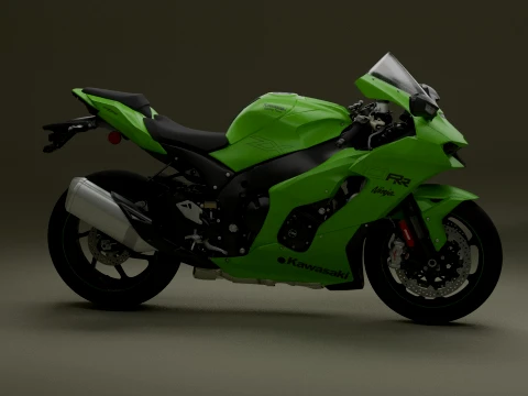 Kawasaki Ninja ZX-10RR Modelo 3D