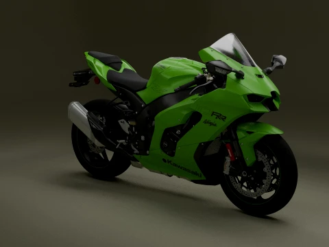 Kawasaki Ninja ZX-10RR Modelo 3D