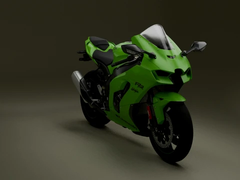 Kawasaki Ninja ZX-10RR Modelo 3D