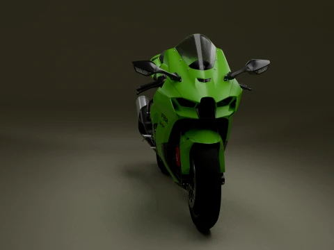 Kawasaki Ninja ZX-10RR Modelo 3D