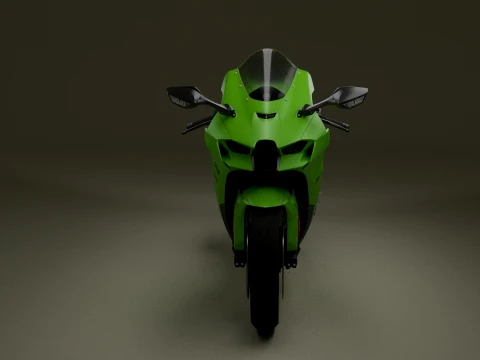 Kawasaki Ninja ZX-10RR Modelo 3D