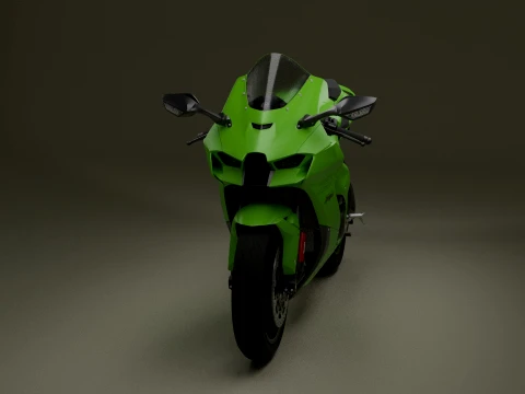 Kawasaki Ninja ZX-10RR Modelo 3D