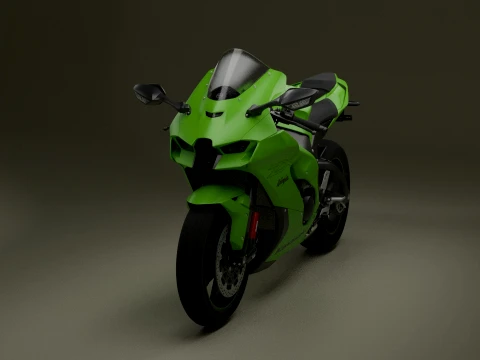 Kawasaki Ninja ZX-10RR Modelo 3D