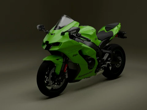 Kawasaki Ninja ZX-10RR Modelo 3D