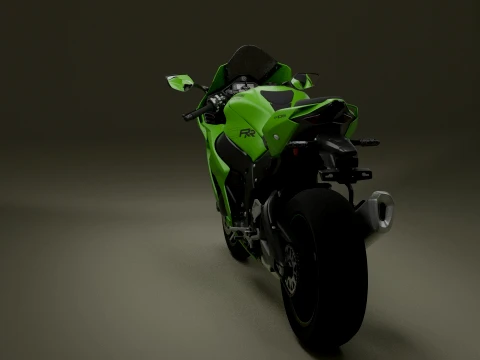 Kawasaki Ninja ZX-10RR Modelo 3D