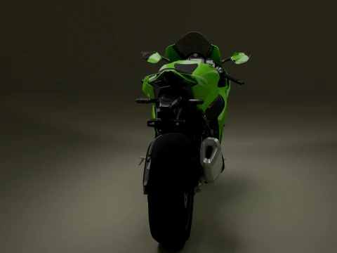 Kawasaki Ninja ZX-10RR Modelo 3D
