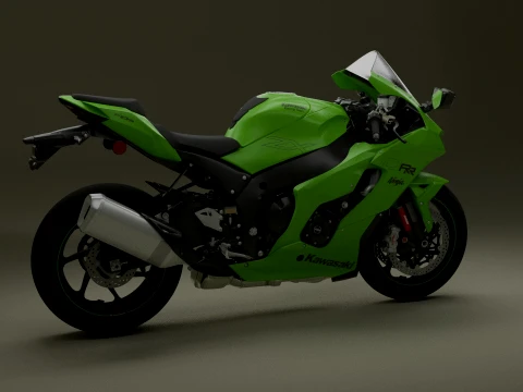 Kawasaki Ninja ZX-10RR Modelo 3D