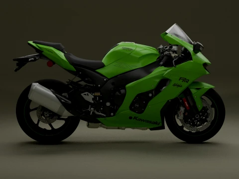 Kawasaki Ninja ZX-10RR Modelo 3D