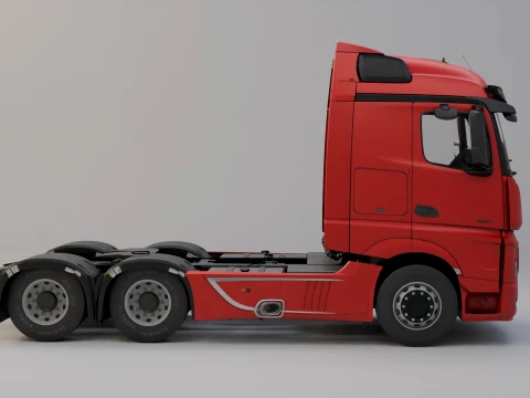 Mercedes-Benz Actros MP4 6x4 3D Model