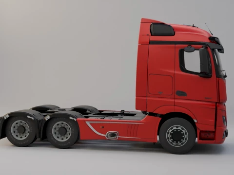 Mercedes-Benz Actros MP4 6x4 3D Model