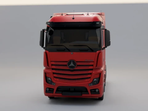 Mercedes-Benz Actros MP4 6x4 3D Model