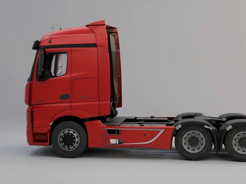 Mercedes-Benz Actros MP4 6x4 3D Model