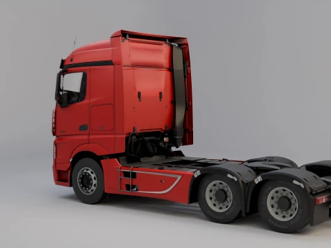Mercedes-Benz Actros MP4 6x4 3D Model