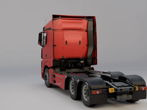 Mercedes-Benz Actros MP4 6x4 3D Model