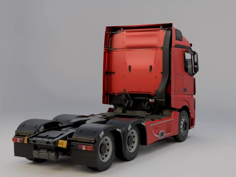 Mercedes-Benz Actros MP4 6x4 3D Model