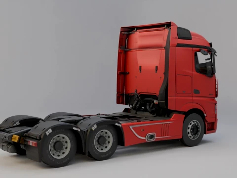 Mercedes-Benz Actros MP4 6x4 3D Model