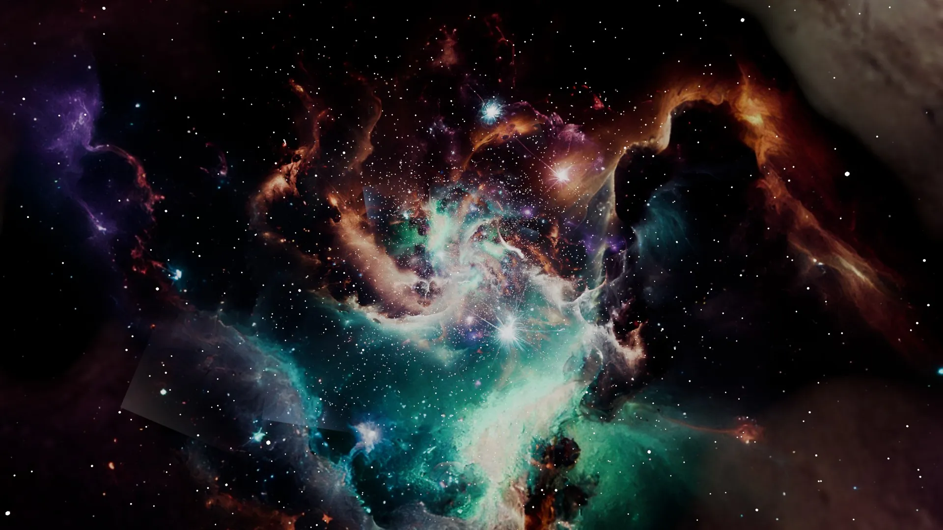 Deep Space Nebula and Cosmic Dust Background 3D Model .c4d .max .obj .3ds .fbx .stl .blend 