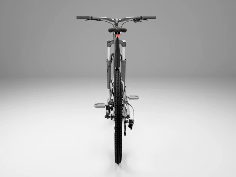 Modern Full-Suspension Mountain Bike 3D Model