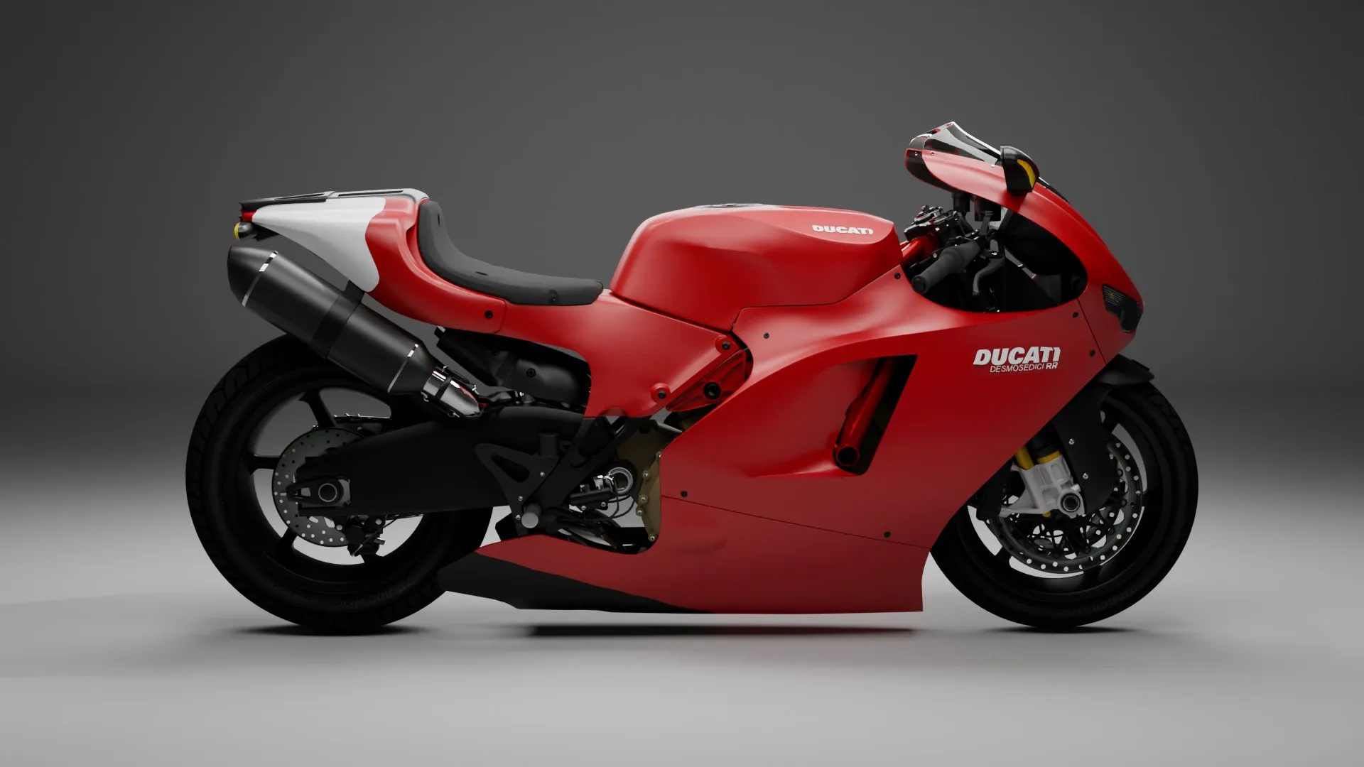 Ducati Desmosedici RR 3D Model .c4d .max .obj .3ds .fbx .stl .blend