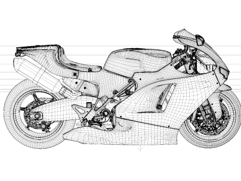 Ducati Desmosedici RR 3D Model