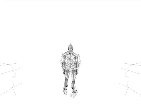 High-Tech Sci-Fi Corridor 3D Model