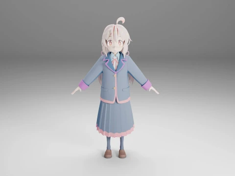 Mahiro Oyama - Onii-chan wa Oshimai 3D Модель