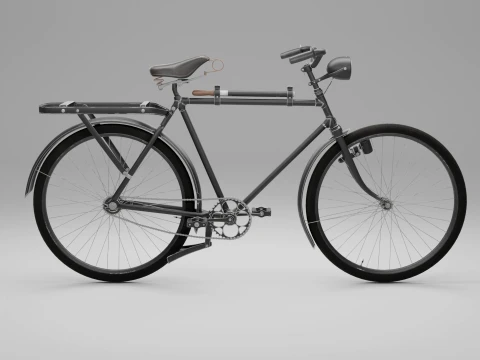 Vintage Classic Roadster 3D Model