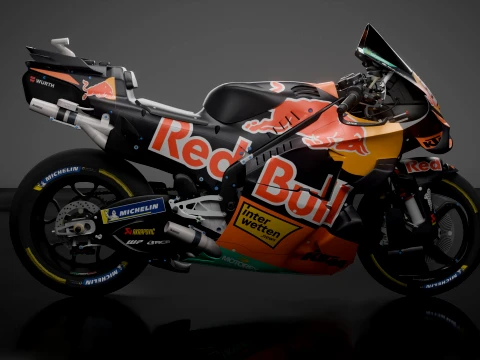 Педро Акоста KTM RC16 Factory Racing MotoGP 2026 3D Модель