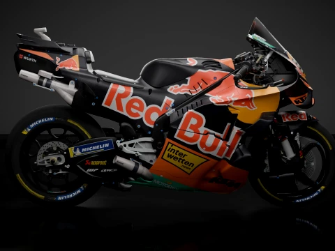 브래드 바인더 KTM RC16 팩토리 레이싱 MotoGP 2026 3D 모델