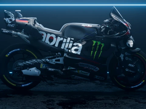 Jorge Martin Aprilia RS-GP Factory Racing MotoGP 2026 Modelo 3D