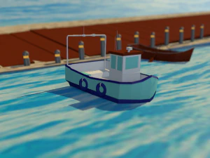 Schiffe 3D Modell