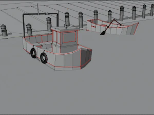 ships 3D Model