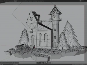 castle 3D Model