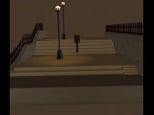 Treppe 3D Modell