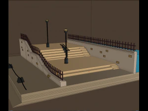 Treppe 3D Modell