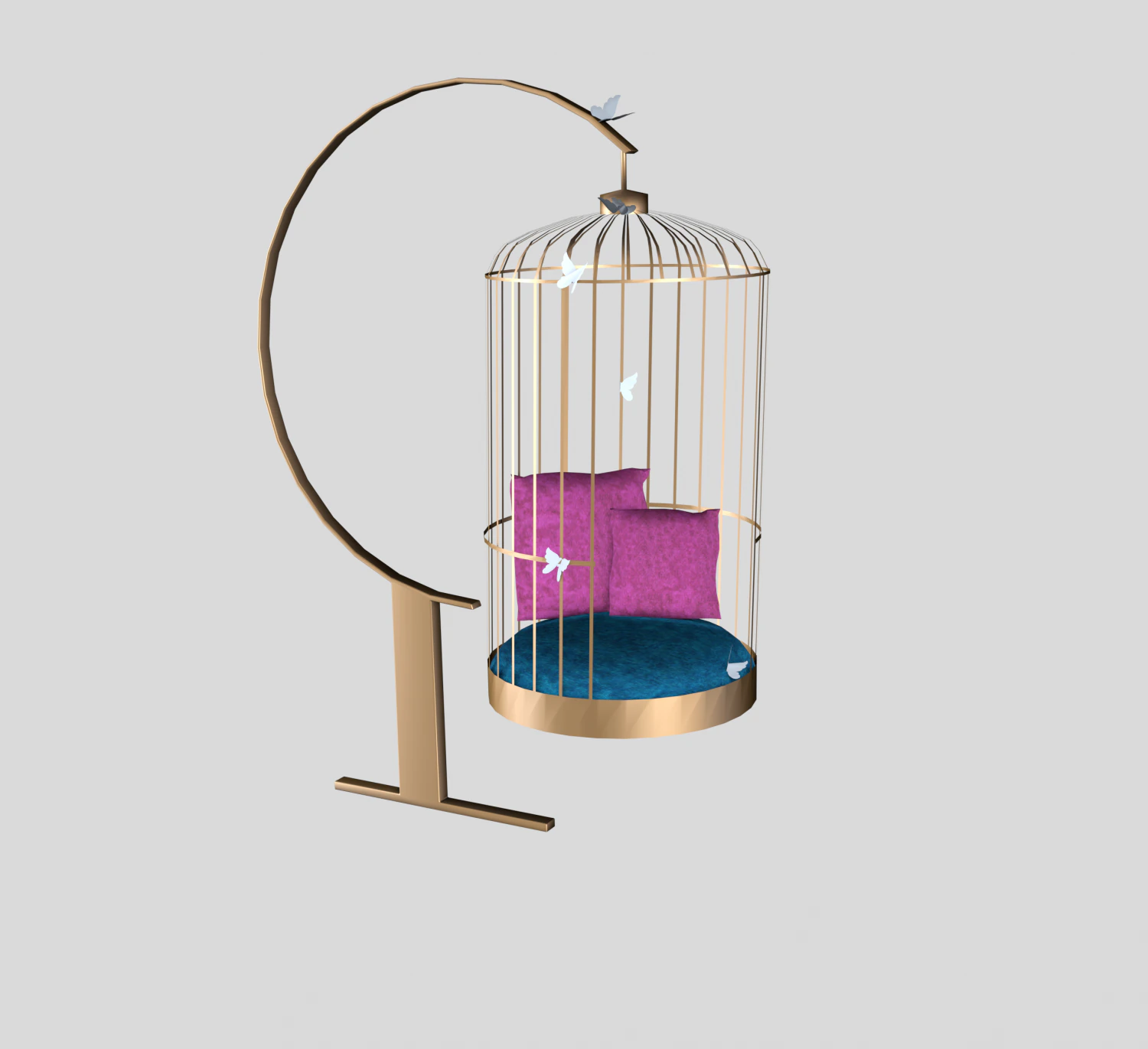 cadeir&atilde;o Modelo 3D .c4d .max .obj .3ds .fbx .stl .blend 