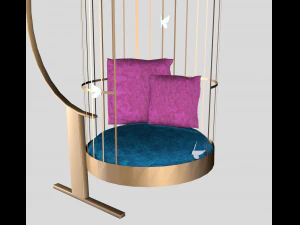 cadeir&atilde;o Modelo 3D