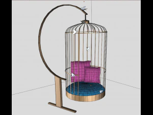 cadeir&atilde;o Modelo 3D