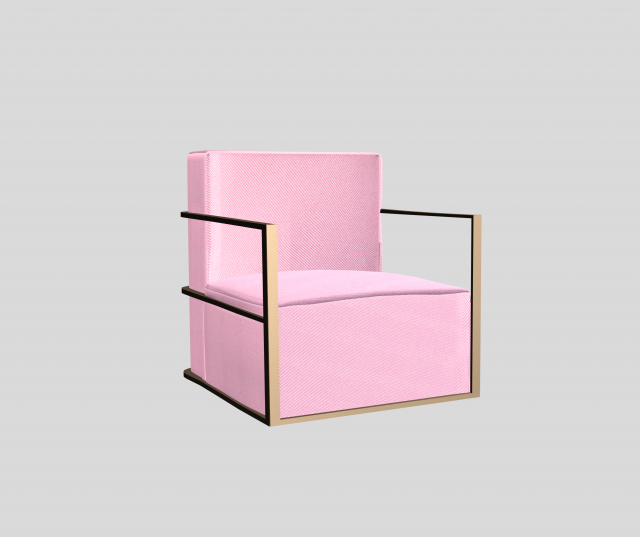 armchair Model 3D .c4d .max .obj .3ds .fbx .stl .blend 