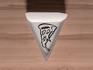plate pizza 3D Model