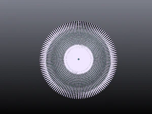 champagne glass 3D Model